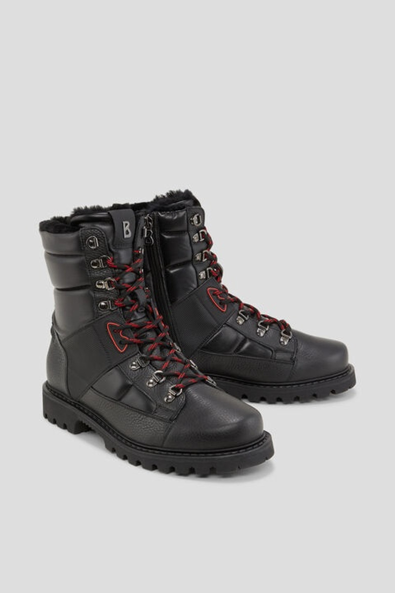 Helsinki Mid-calf boots with spikes in Black 3