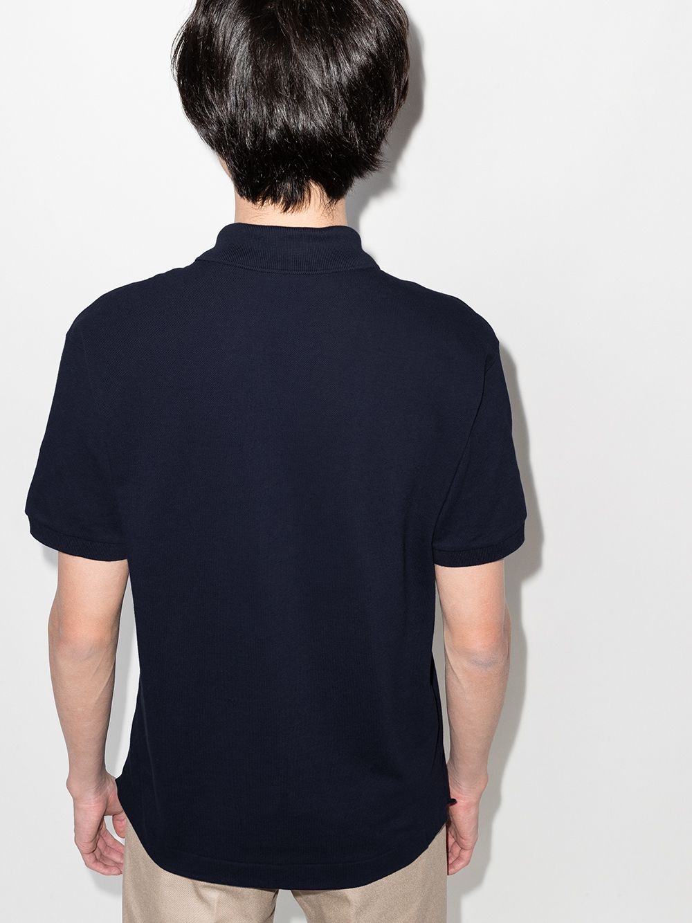 logo-appliqué polo shirt - 3