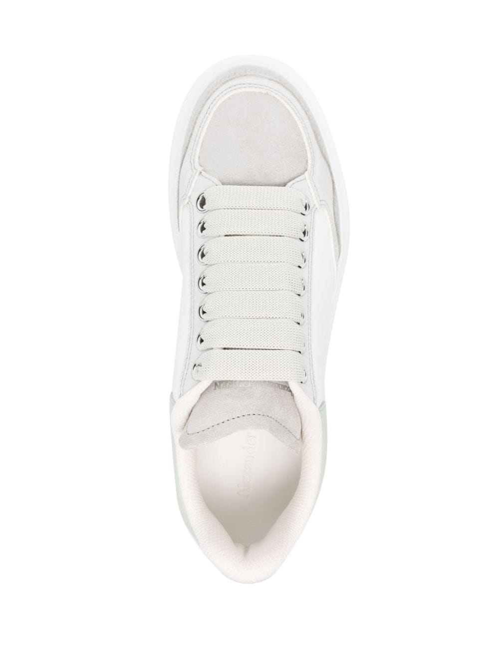 Larry panelled leather sneakers - 4