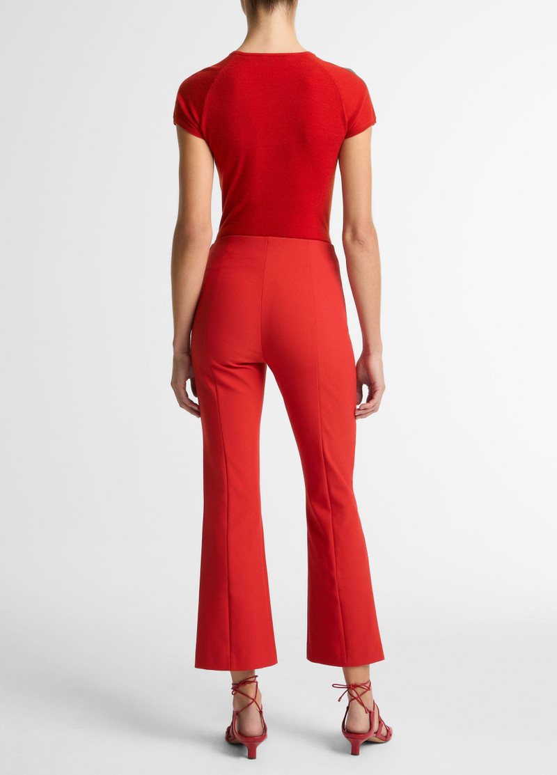 Vince Niki Mid-Rise Pintuck Crop Flare Pant outlook