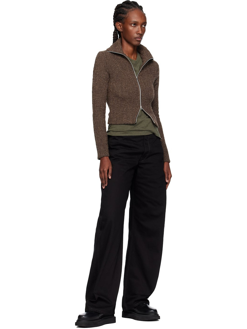 TOGA PULLA Black Hard Leather Boots outlook