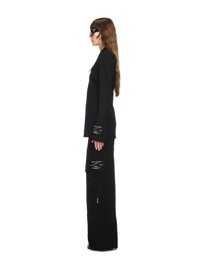 Black Toybox Wool Cargo Pants 3