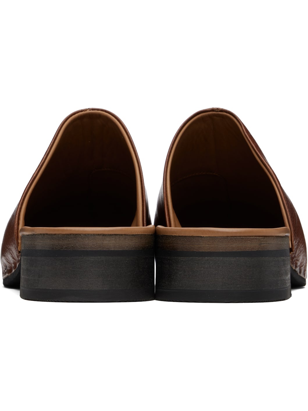 Brown Naoto Clogs - 2