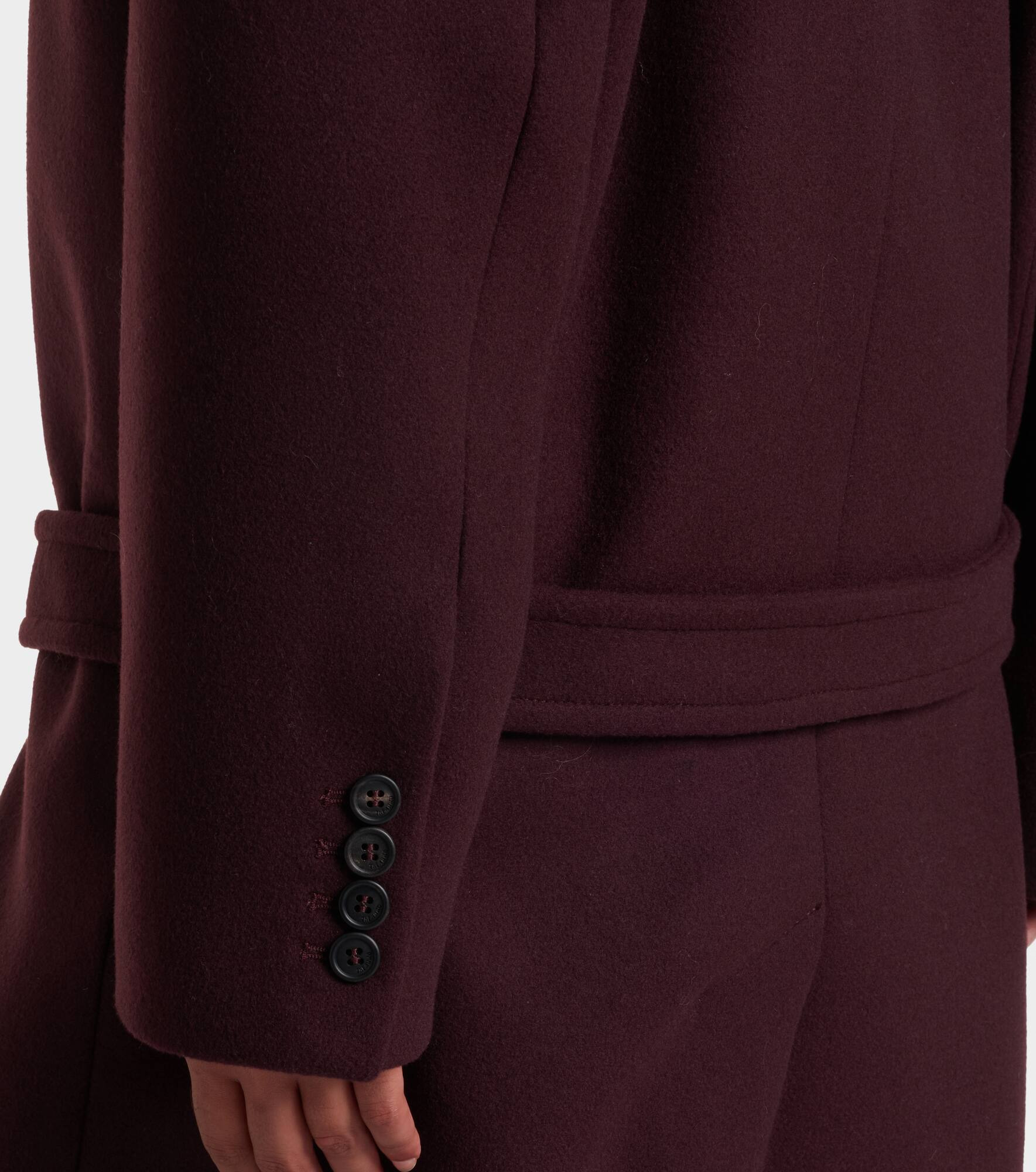Wool-blend twill coat - 6