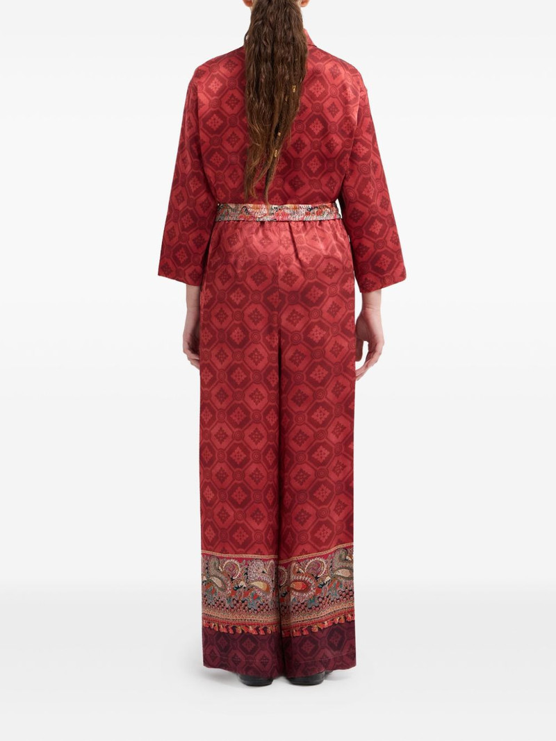 geometric-pattern trousers 3