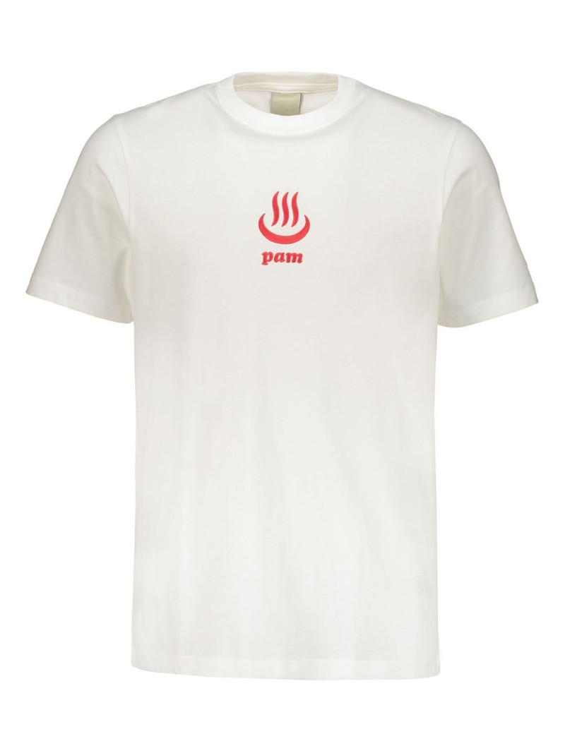 crew-neck logo-embroidered T-shirt 1