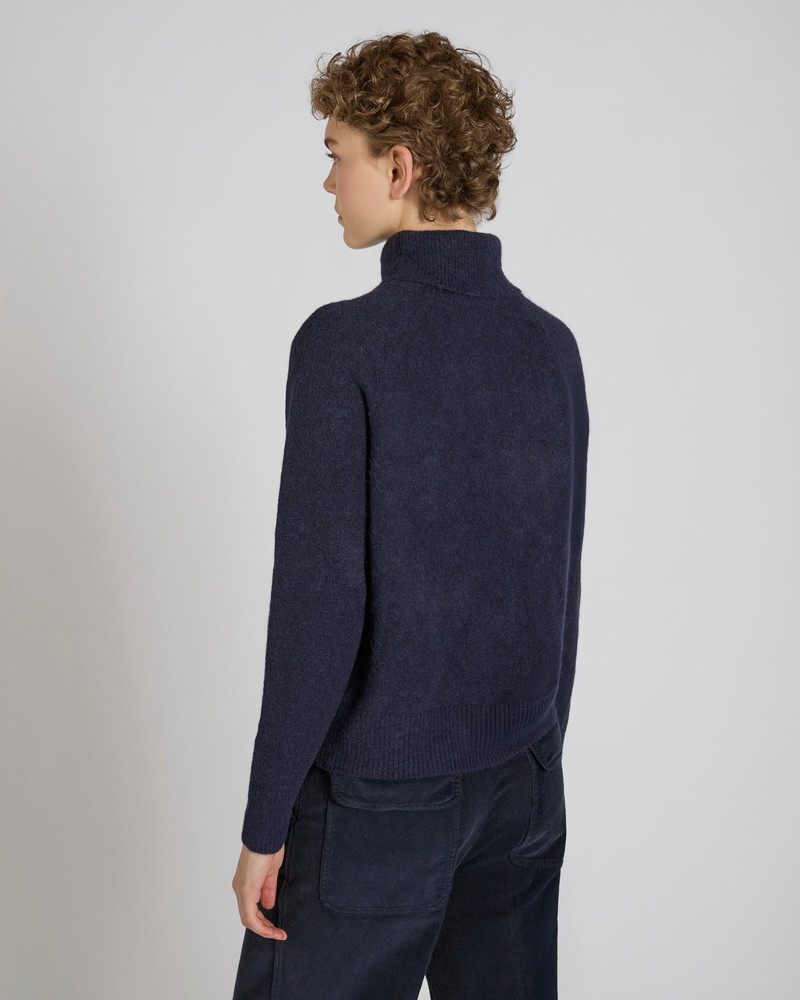 Regular fit polo neck in wool and Alpaca 3