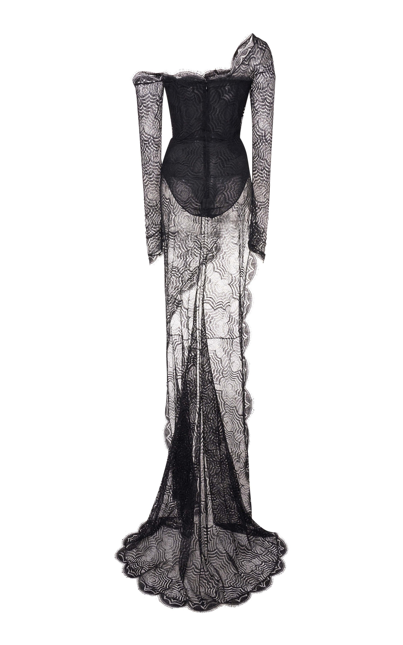 Lace Gown black - 3