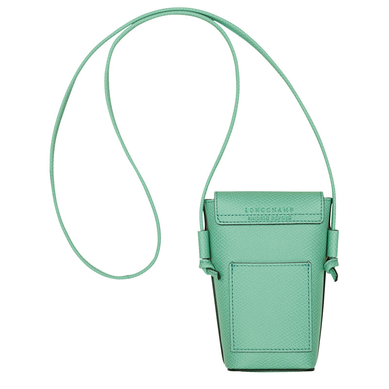 Épure Phone case with leather lace Mint - Leather 4