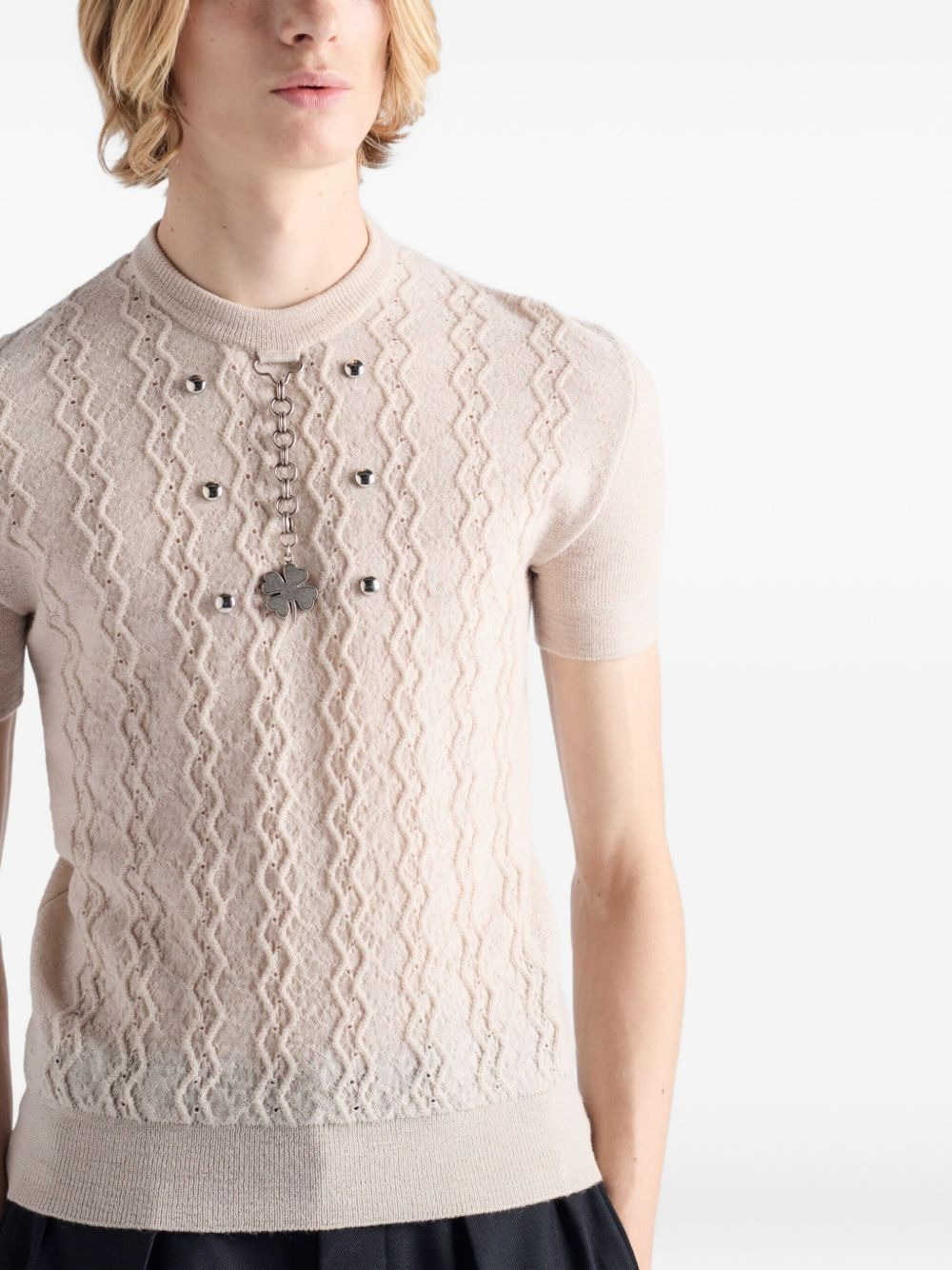 wool crew-neck sweater - 4