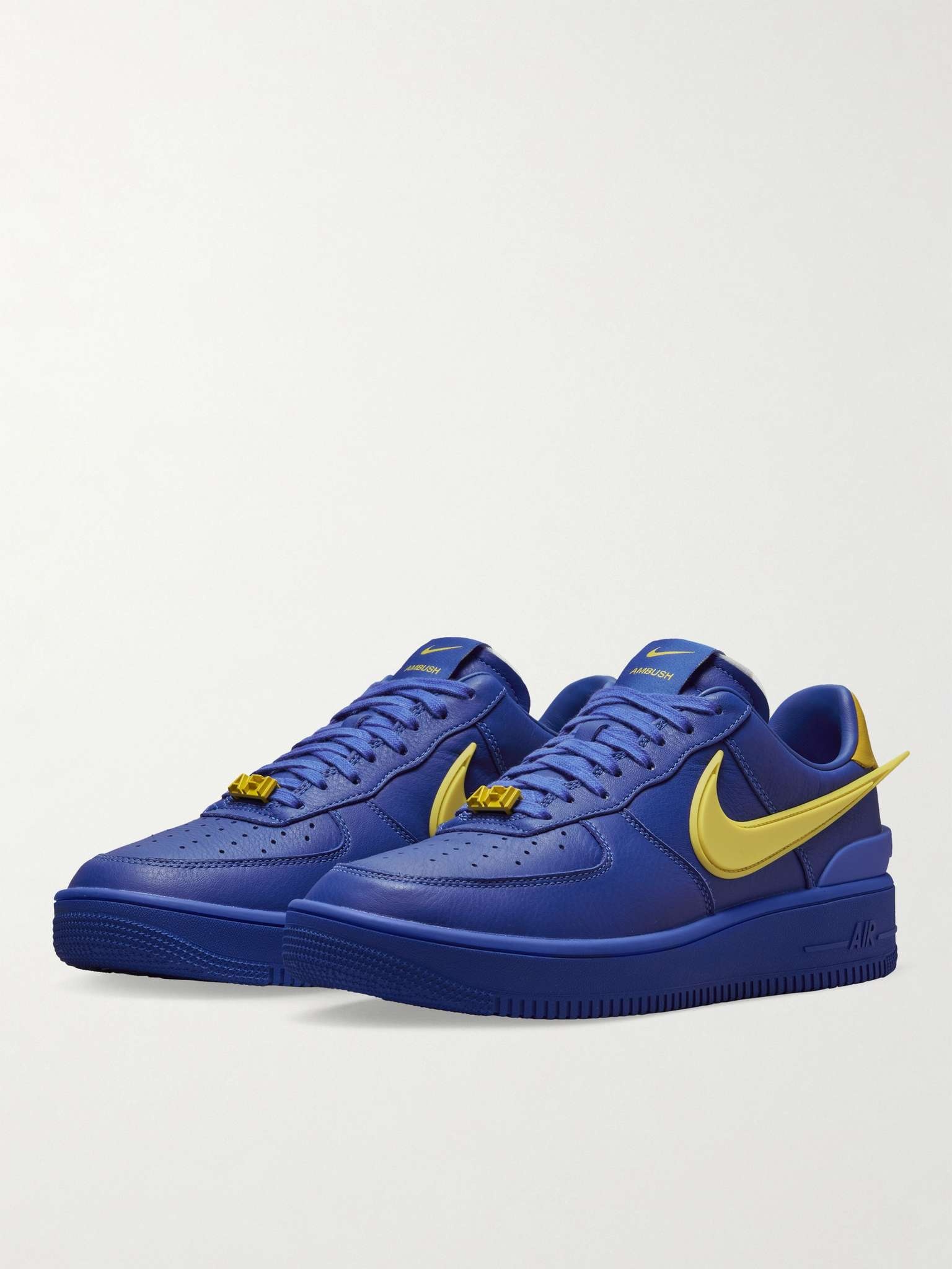 + AMBUSH Air Force 1 Rubber-Trimmed Leather Sneakers - 2