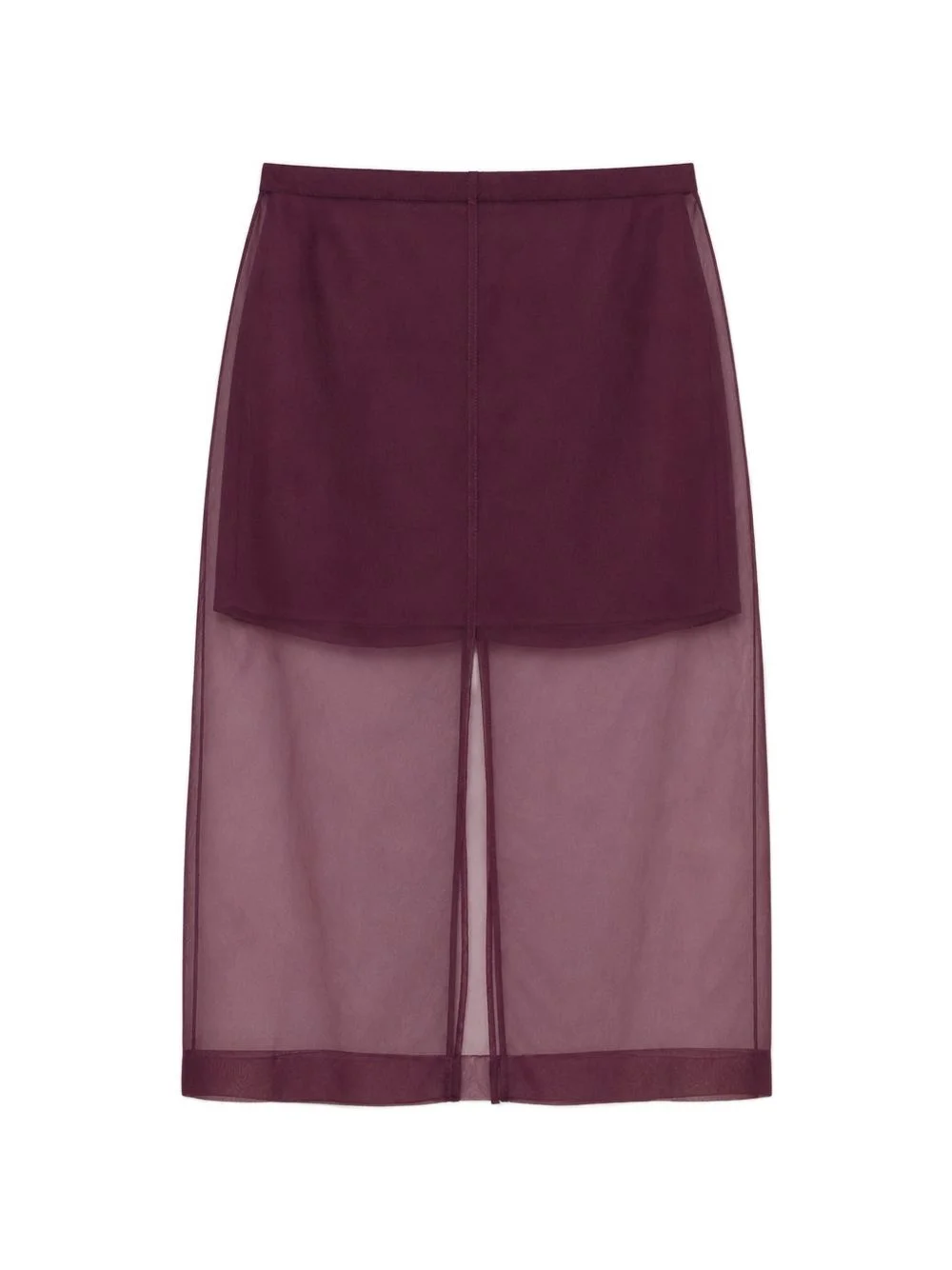 Dana silk organza midi skirt - 1