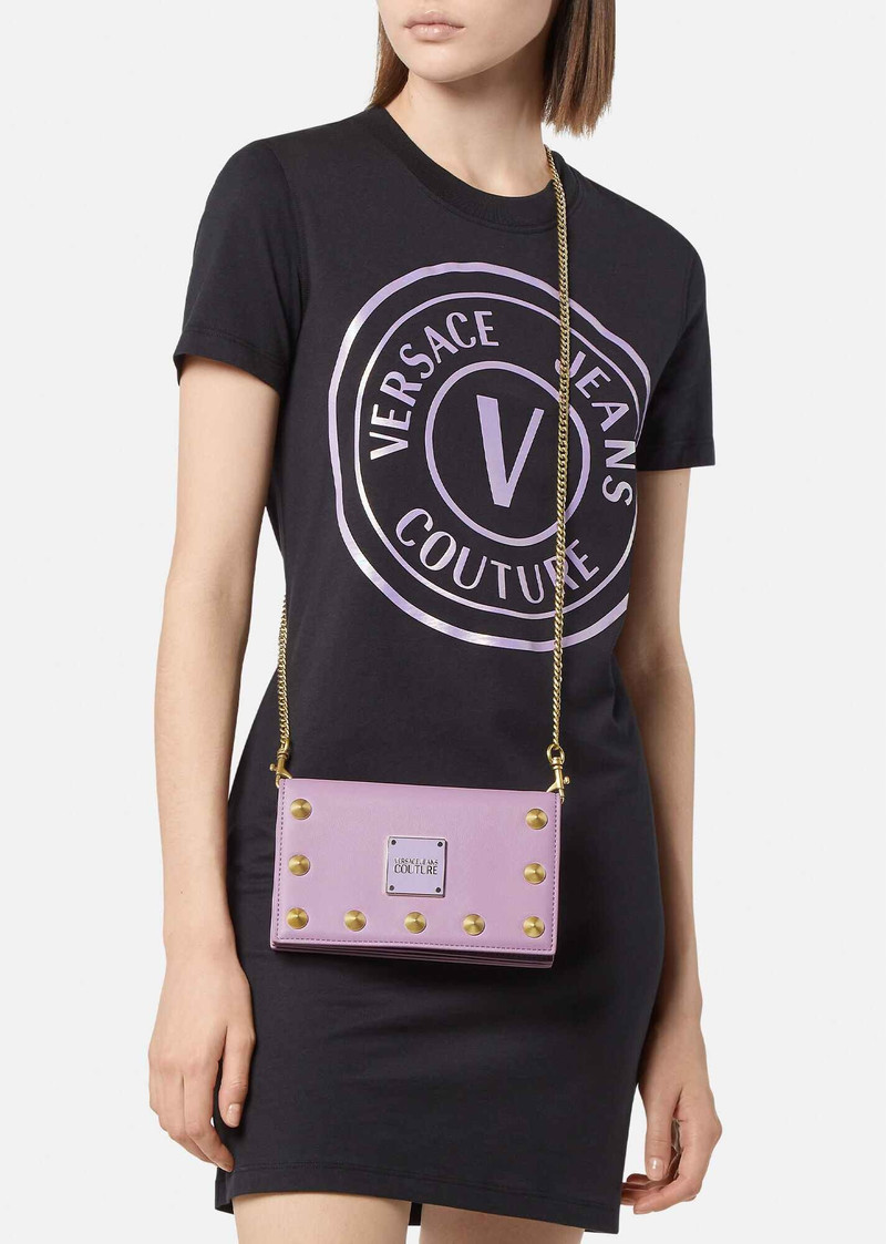 VERSACE JEANS COUTURE Studded Logo Wallet outlook