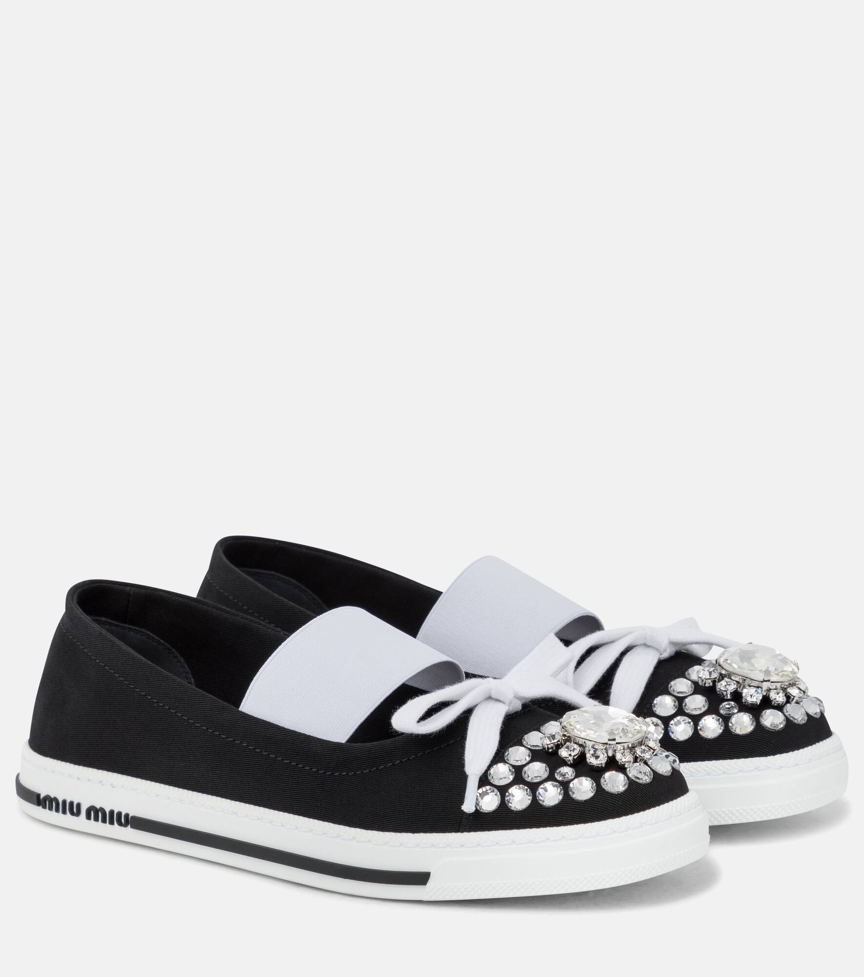 Embellished ballet flats - 1
