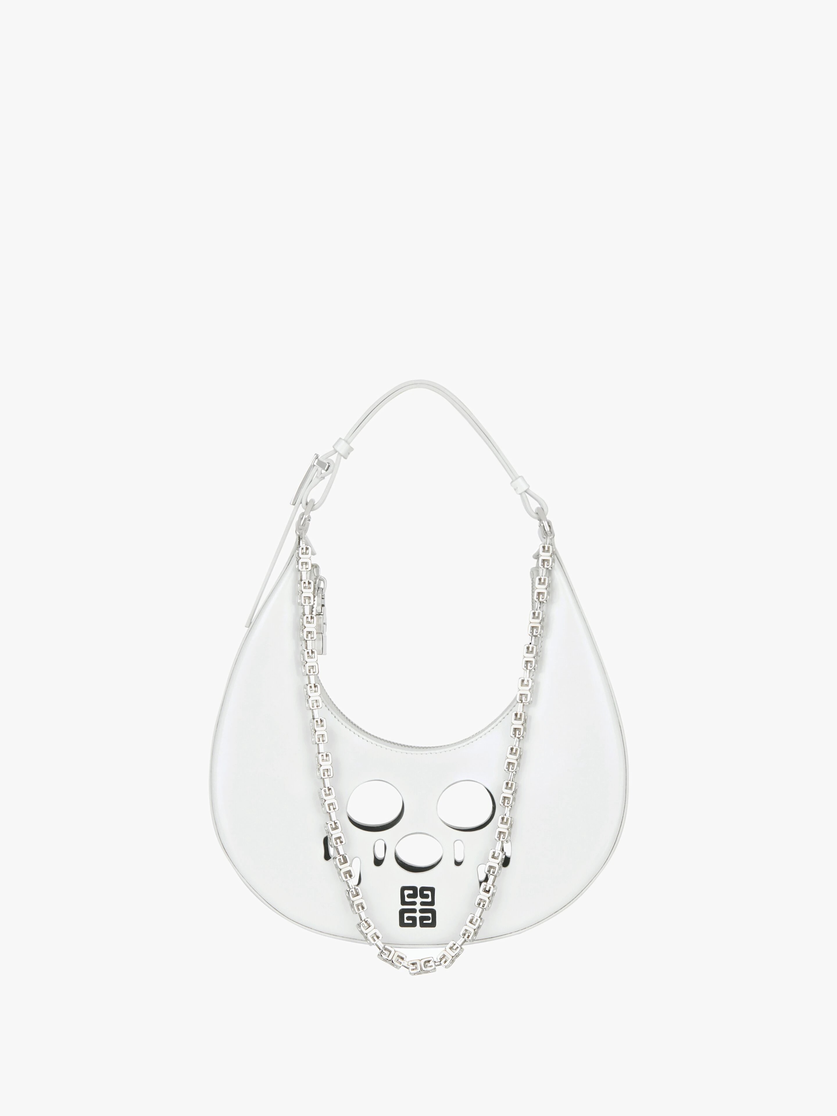 HOBO BAG IN CUT OUT LEATHER - 1