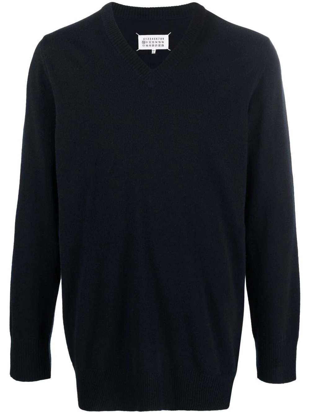 V-neck knit jumper - 1