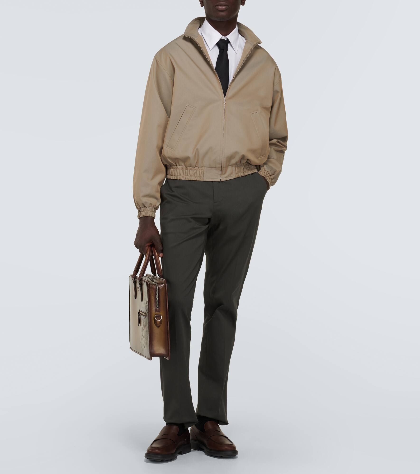 Leather briefcase - 8
