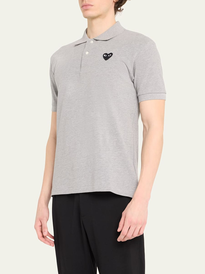 Comme Des Garçons Men's Heart Polo Shirt outlook