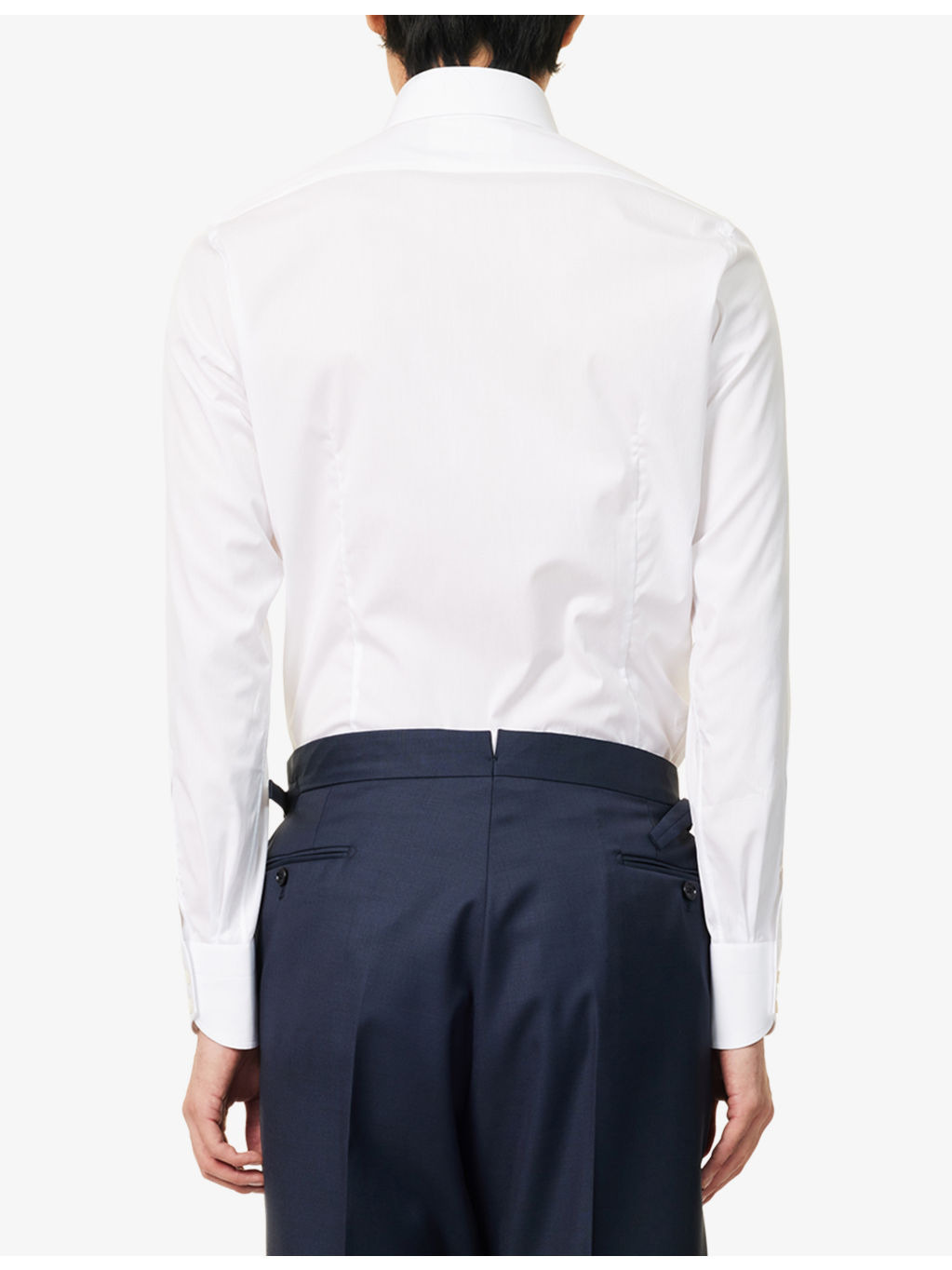 Slim-Fit Long-Sleeves Cotton-Poplin Shirt - 4