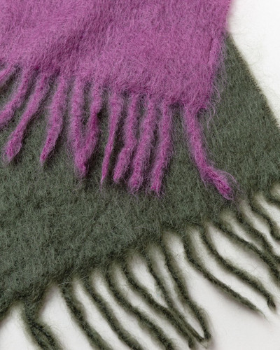 GANNI Mohair Gradient Fringed Scarf outlook
