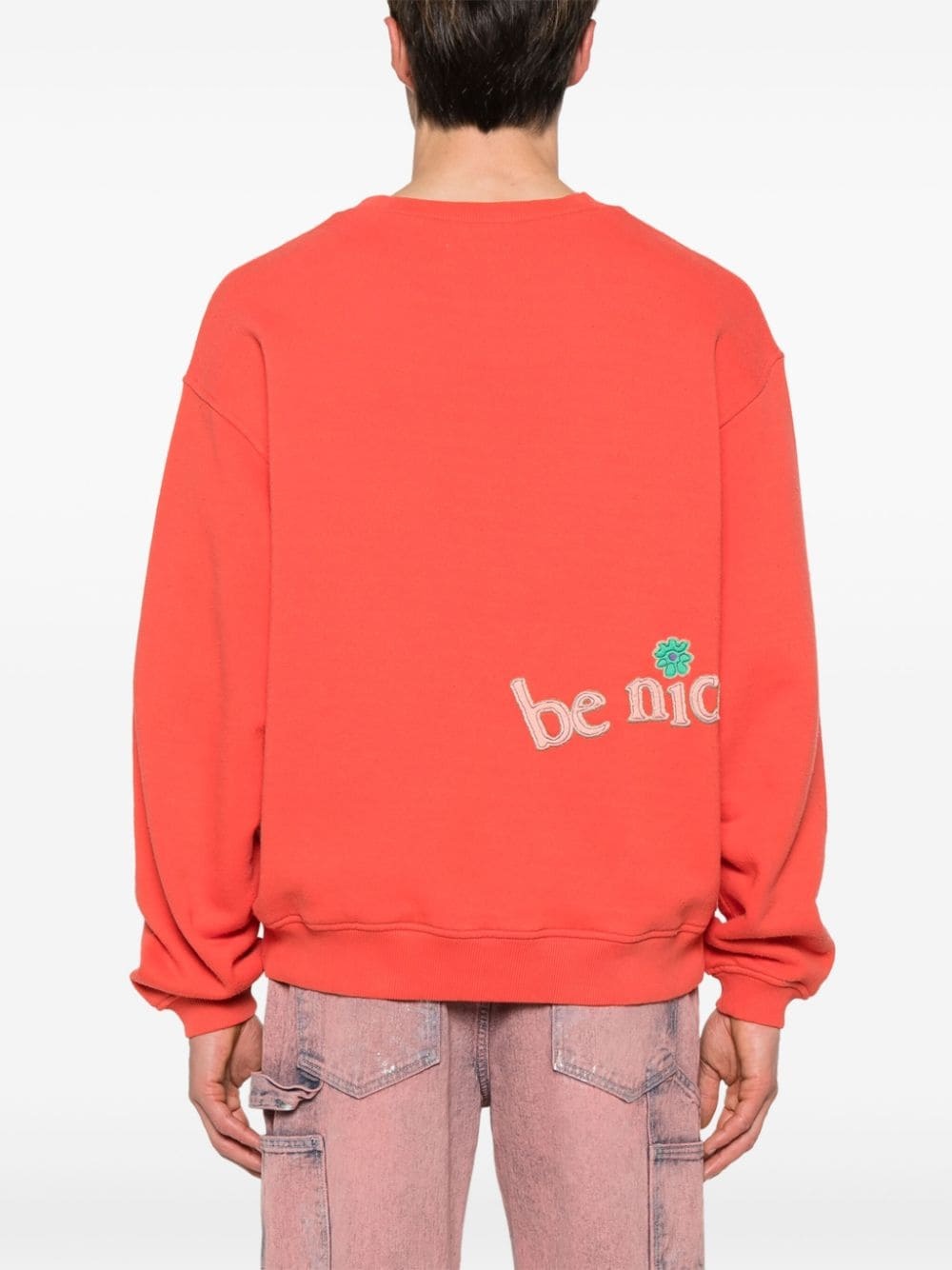 Venice-patch cotton sweatshirt - 4