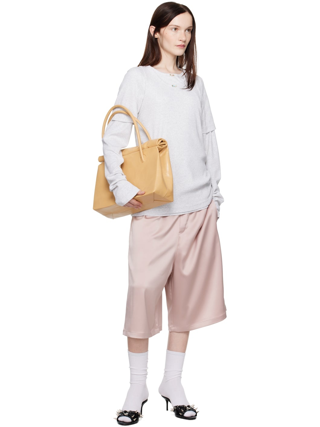 Gray Overlayered T-shirt - 4