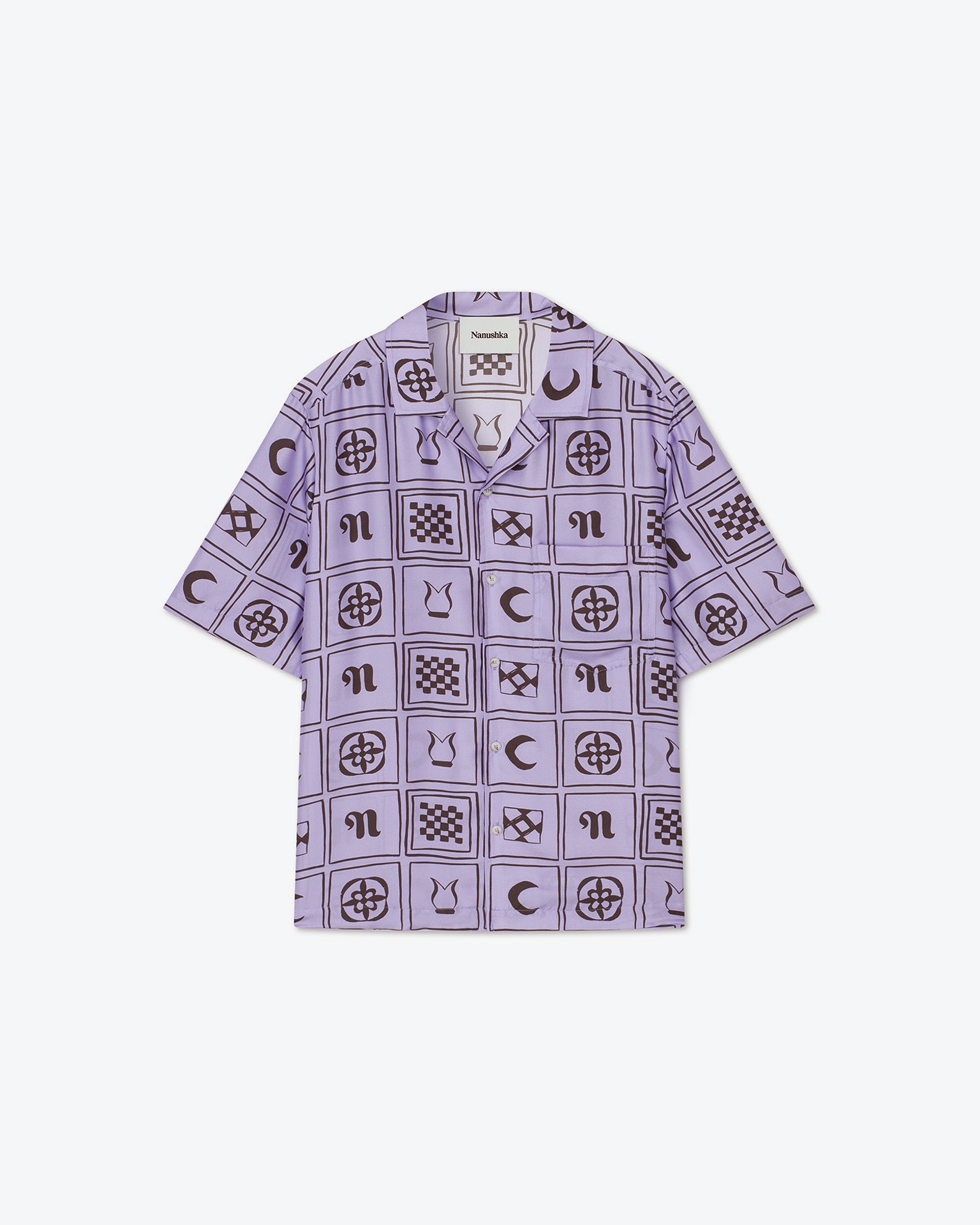 BODIL - Short-sleeve shirt - Lilac - 1