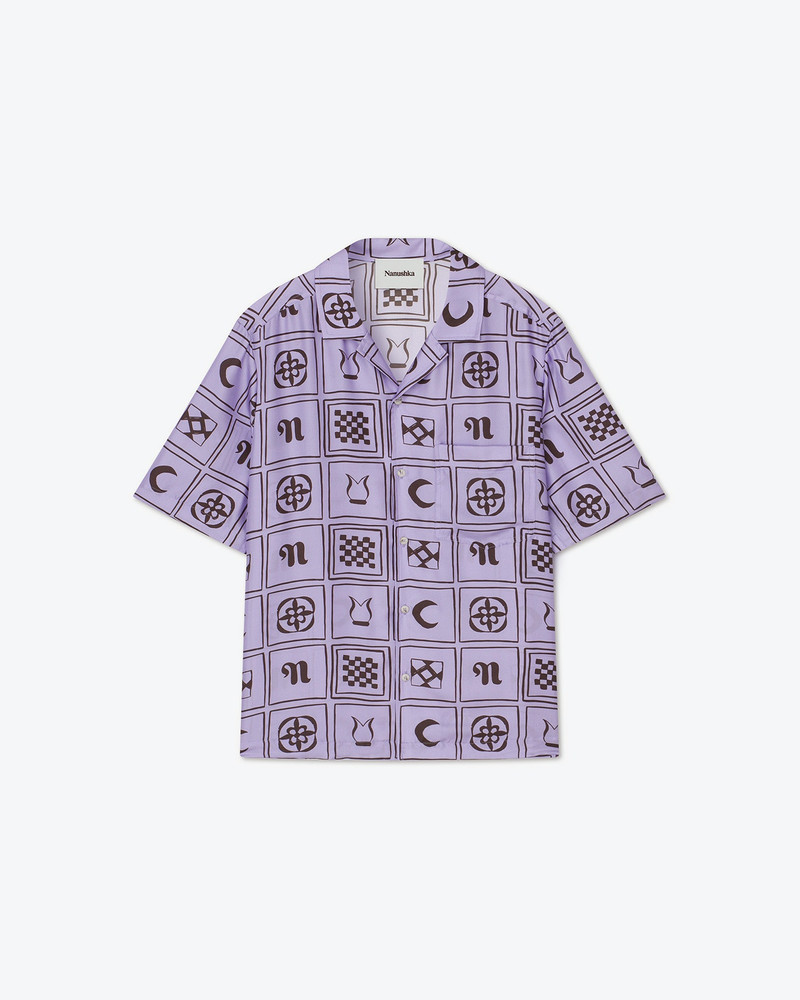 BODIL - Short-sleeve shirt - Lilac 1