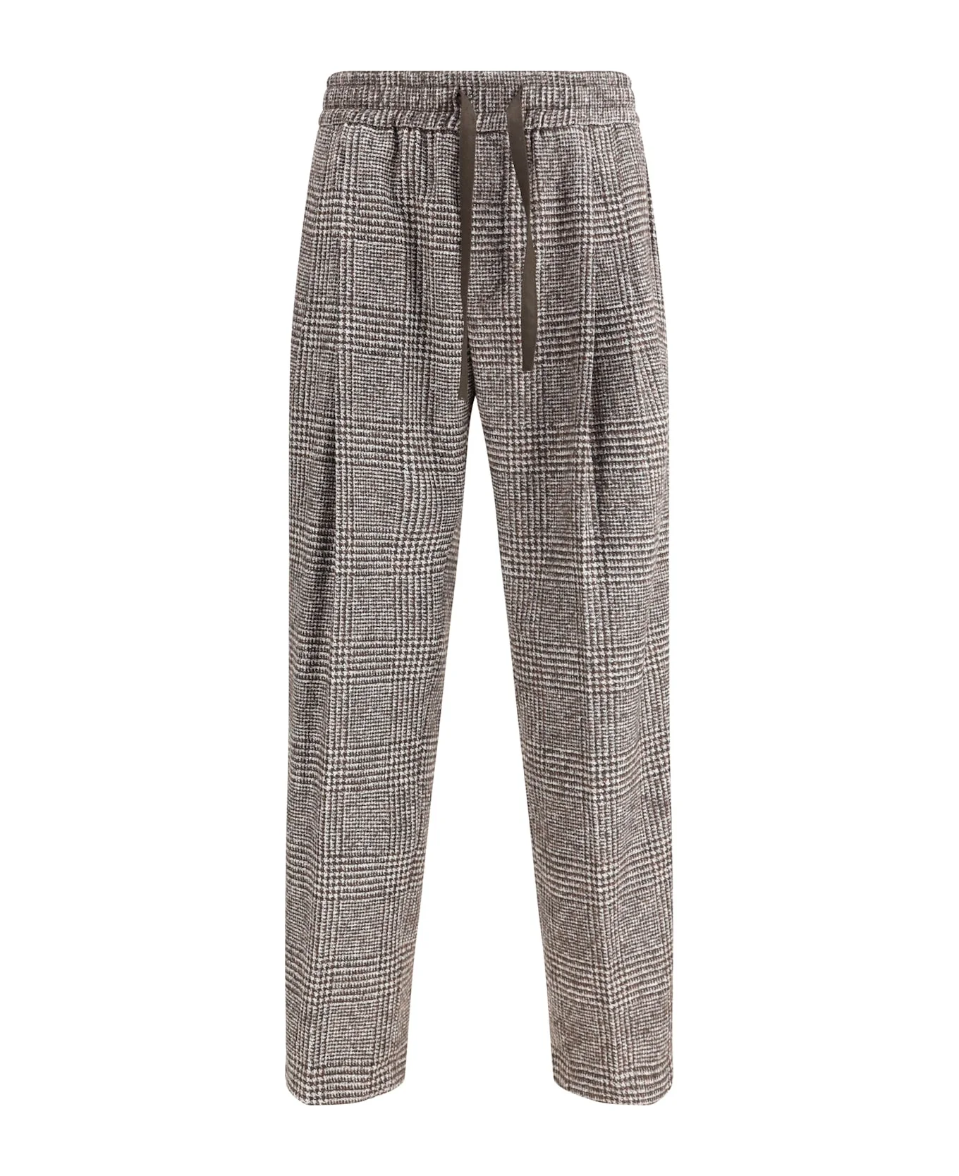 Jogging Trousers In Wool And Alpaca - 1