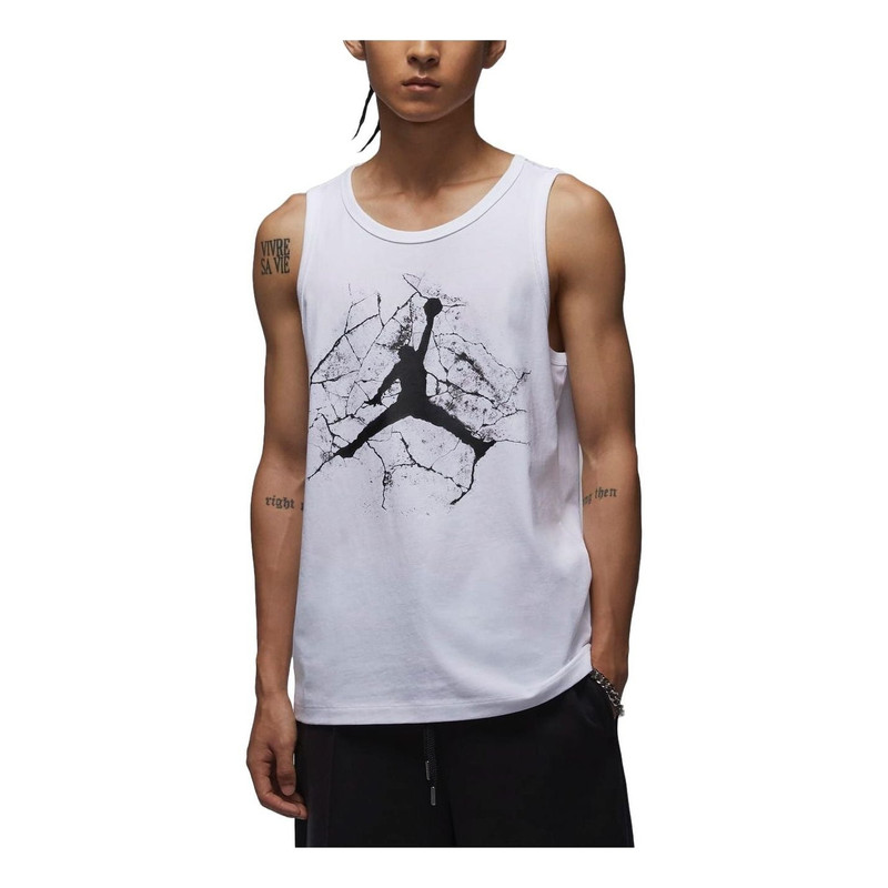 Air Jordan Graphic Tank Asia Sizing 'White' FZ1942-100 - 1