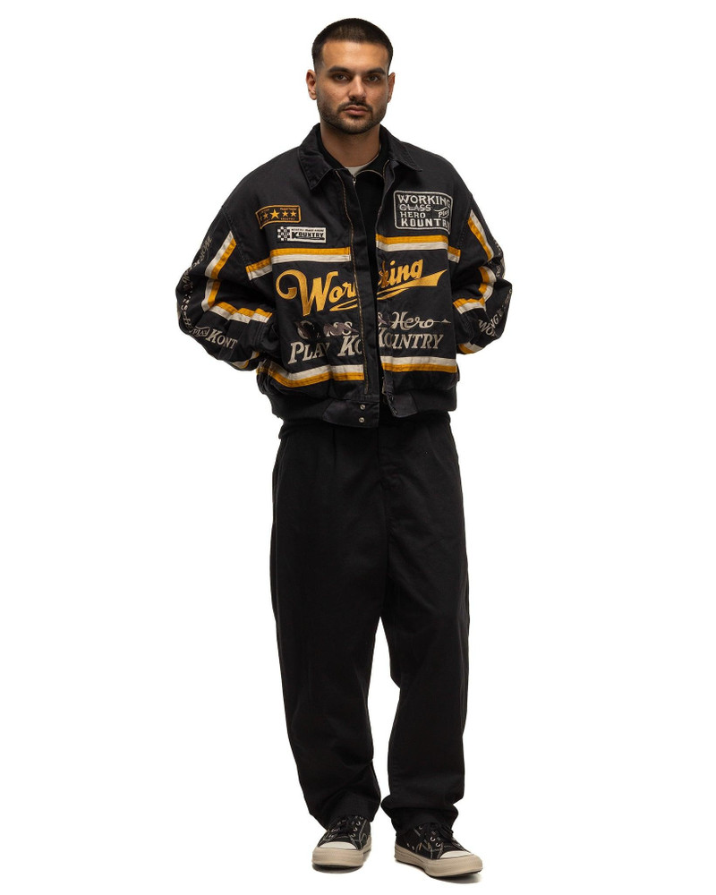 Kapital Chino High Waist NIME Pants Black outlook