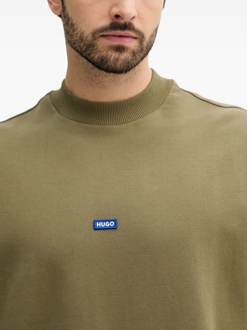 logo-patch sweatshirt - 3