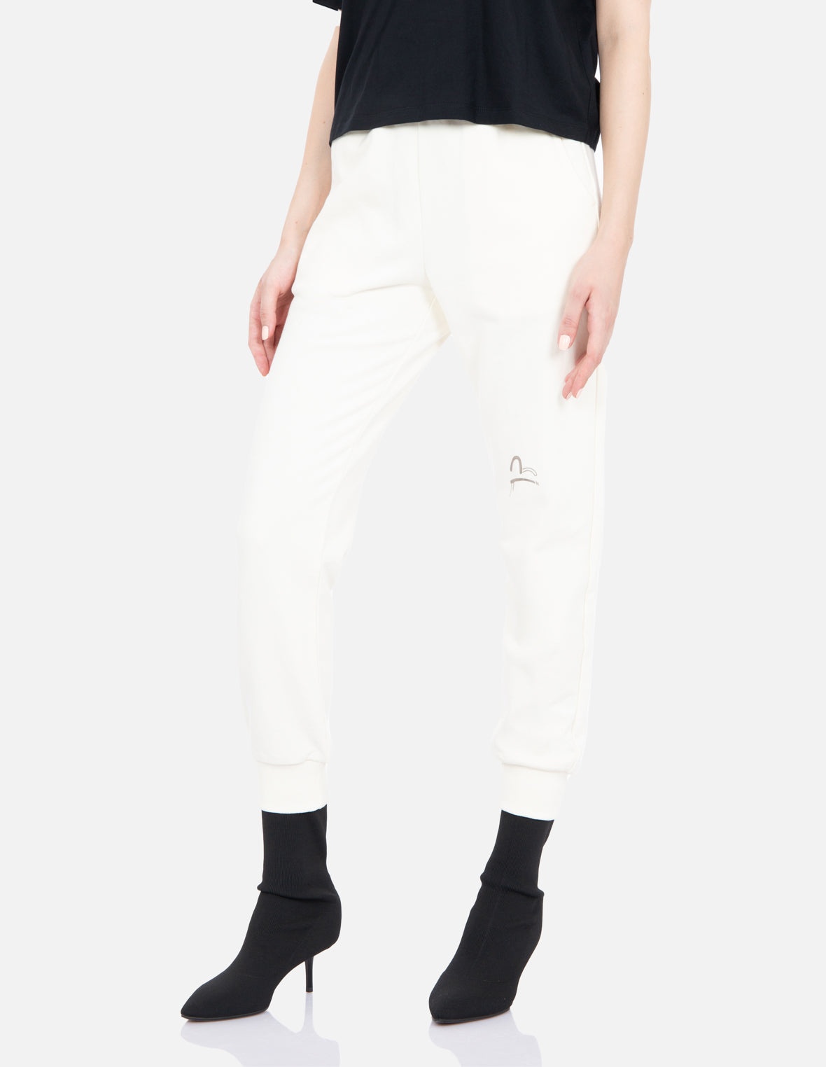 Kamon and Logo Print Sweatpants - 7