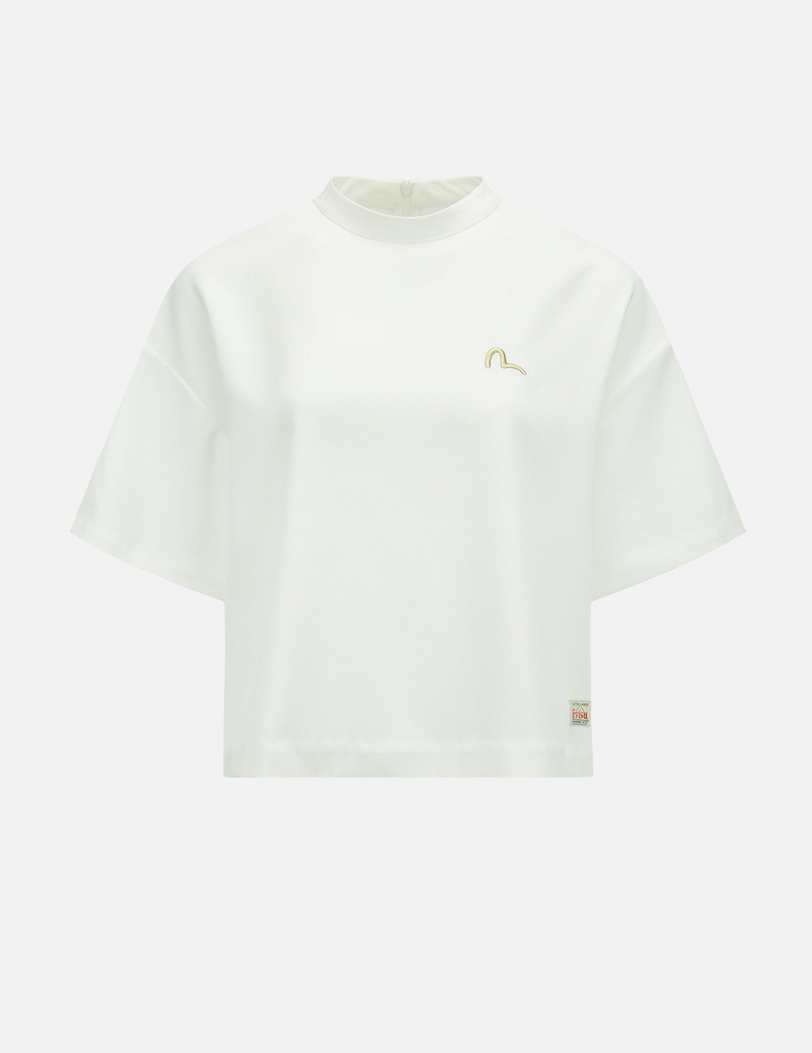 Seagull Embroidered Boxy Blouse - 7