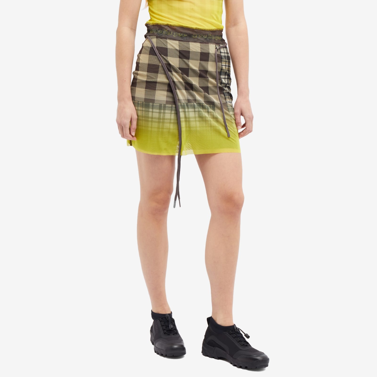 Ottolinger Mesh Wrap Mini Skirt - 2