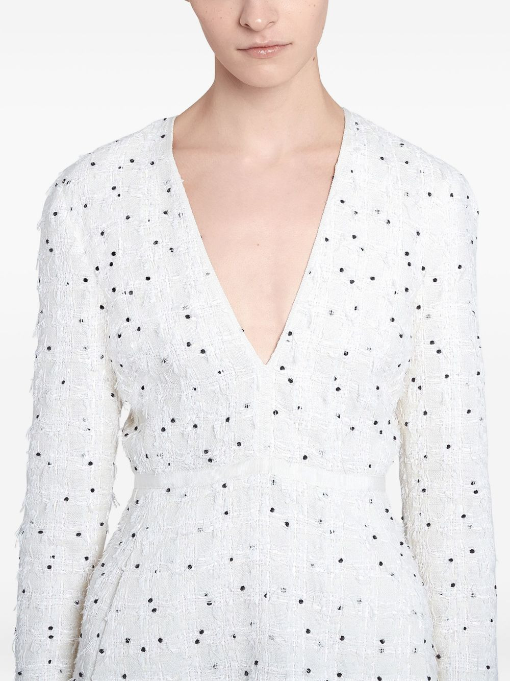 polka-dot ruffled dress - 5
