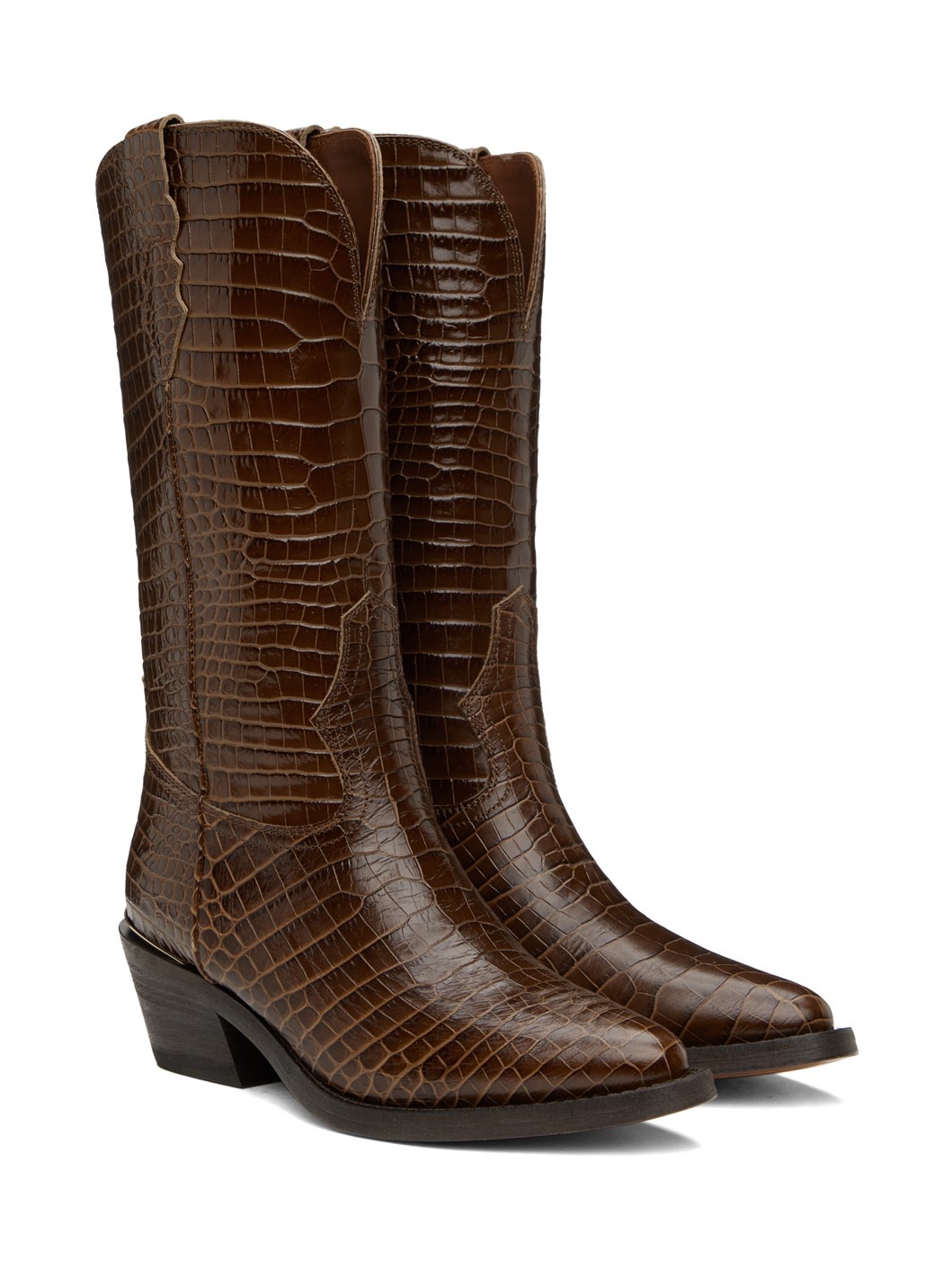 Brown Meghan Boots - 4