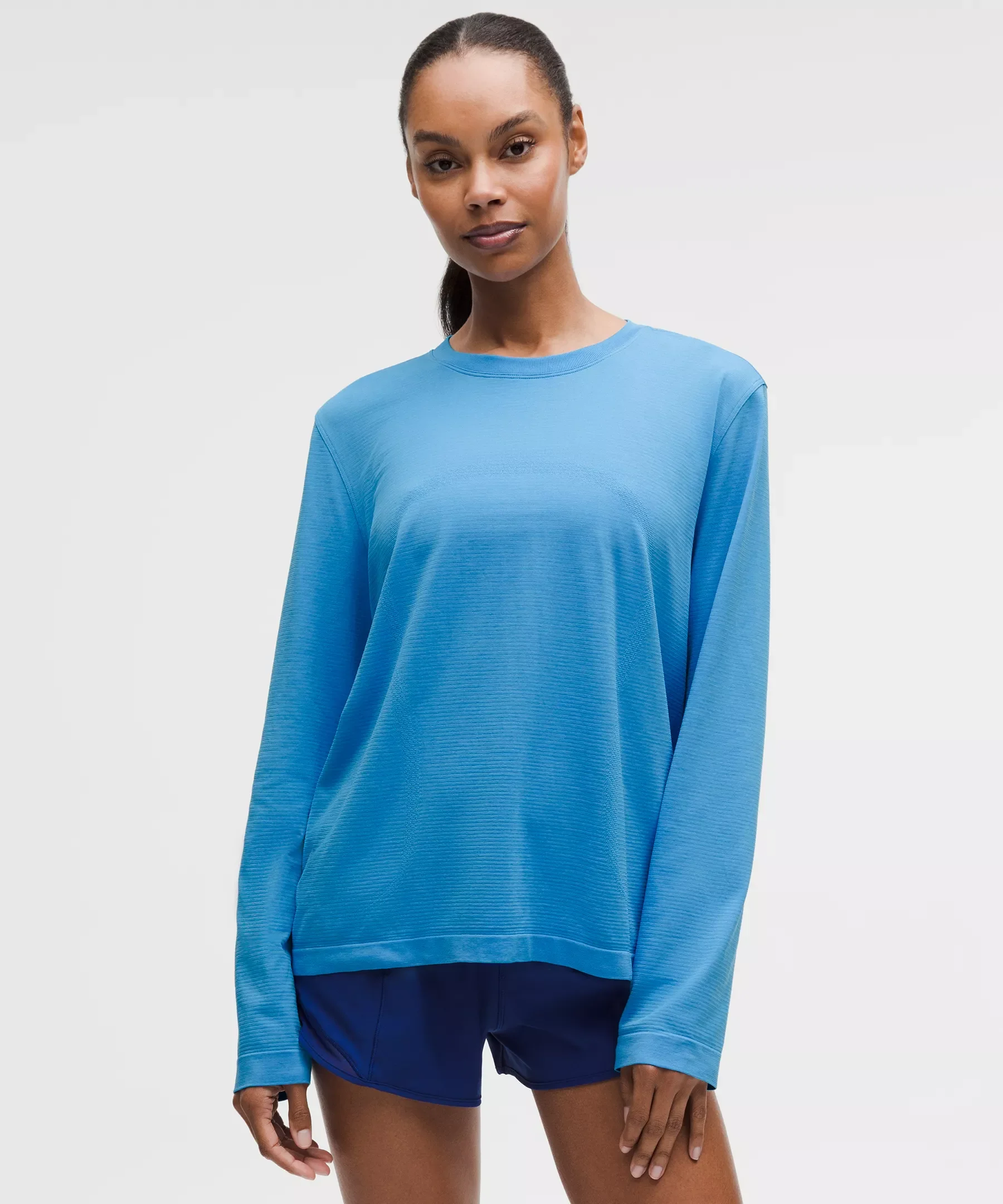 Swiftly Relaxed Long-Sleeve Shirt Hip Length *Updated Fit - 1