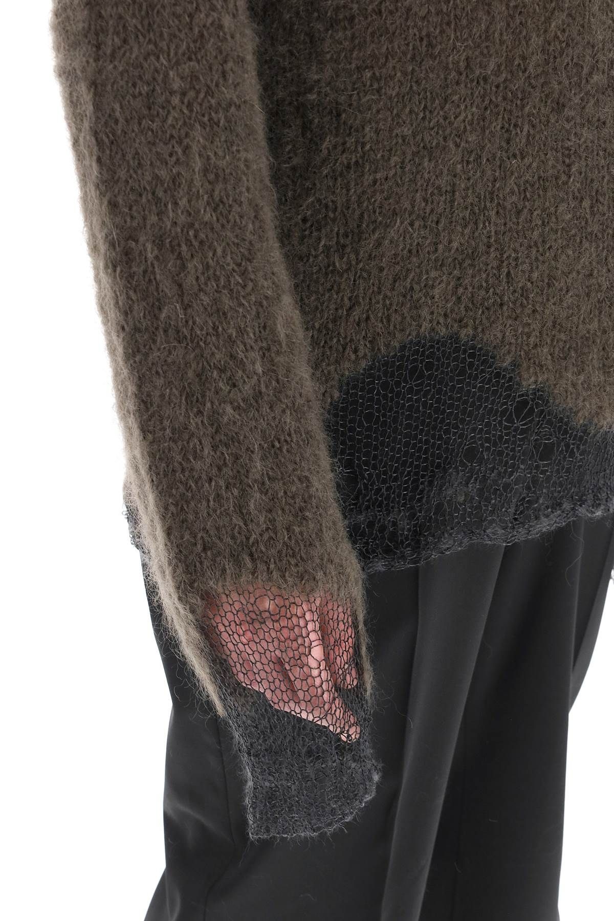 DISTRESSED MOHAIR SWEATER - 5