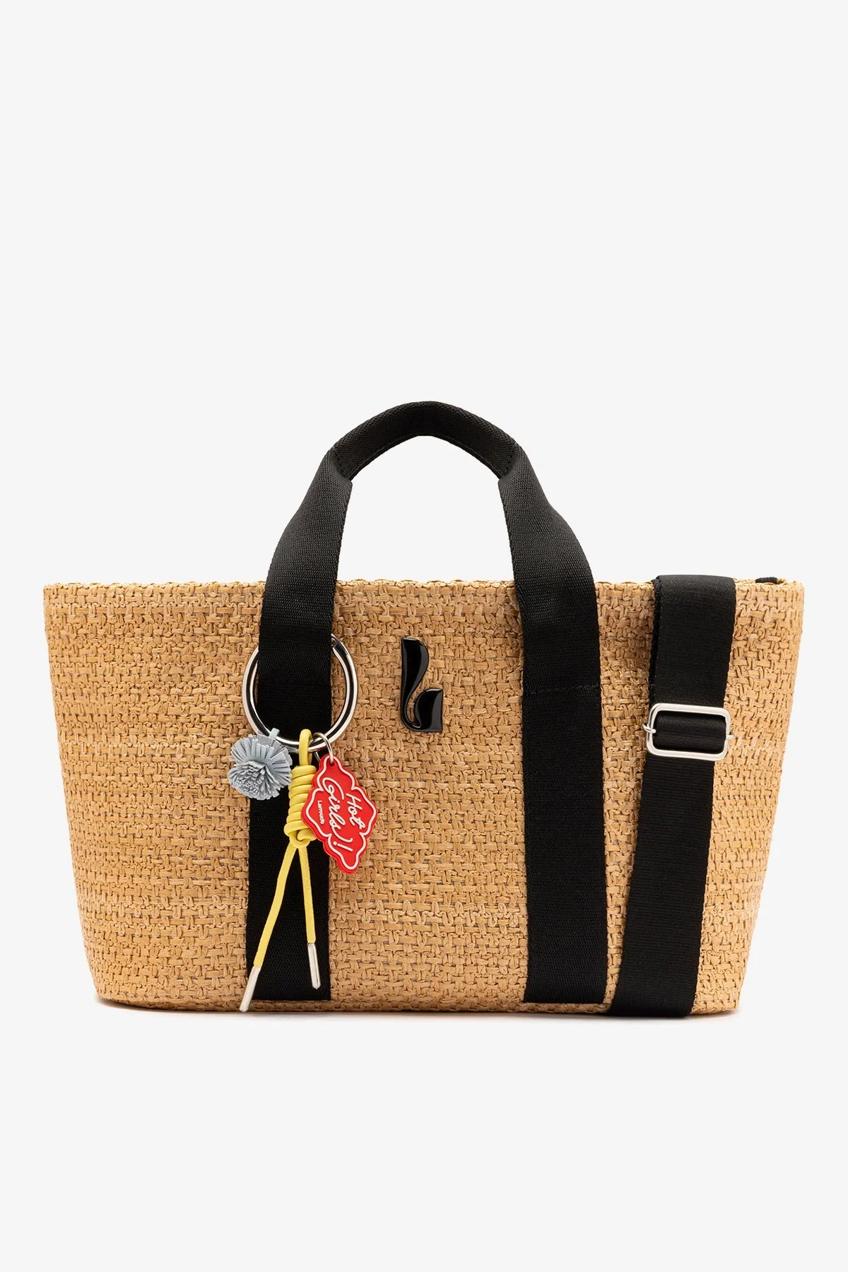 Americana Tote Bag In Natural Raffia - 1