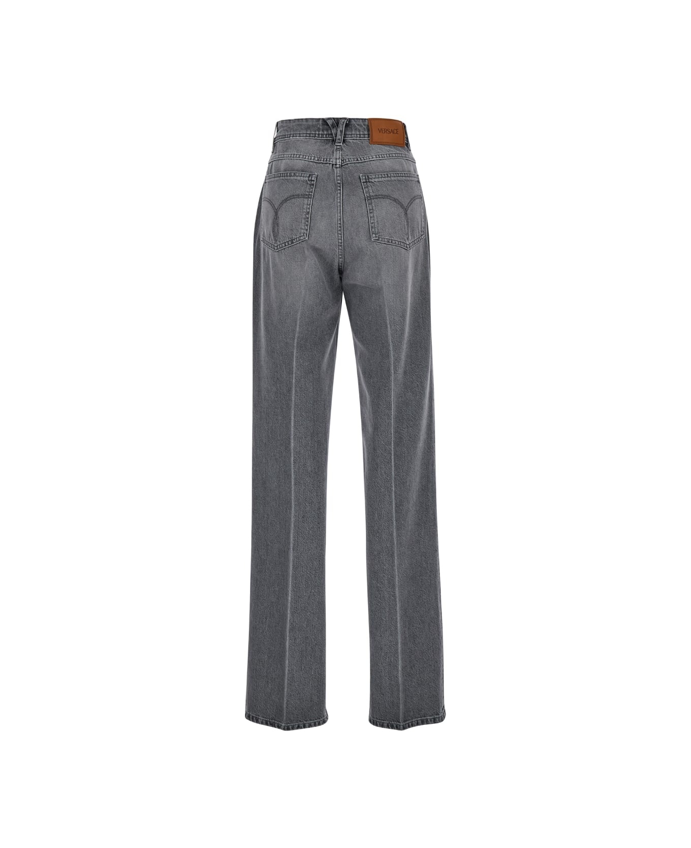 Dark Grey Denim Jeans - 2