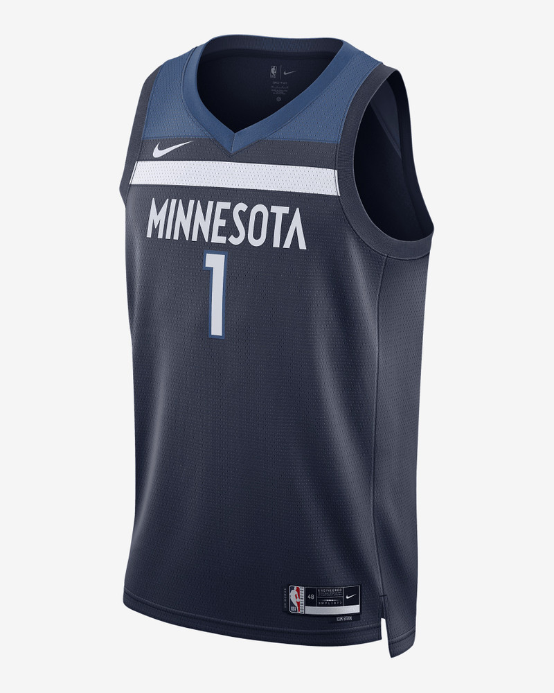 Minnesota Timberwolves Icon Edition 2022/23 Men's Nike Dri-FIT NBA Swingman Jersey - 1