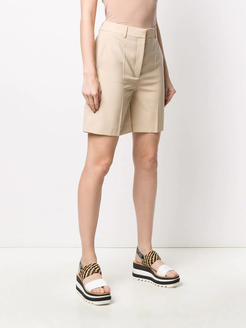 high-waisted tailored shorts 3