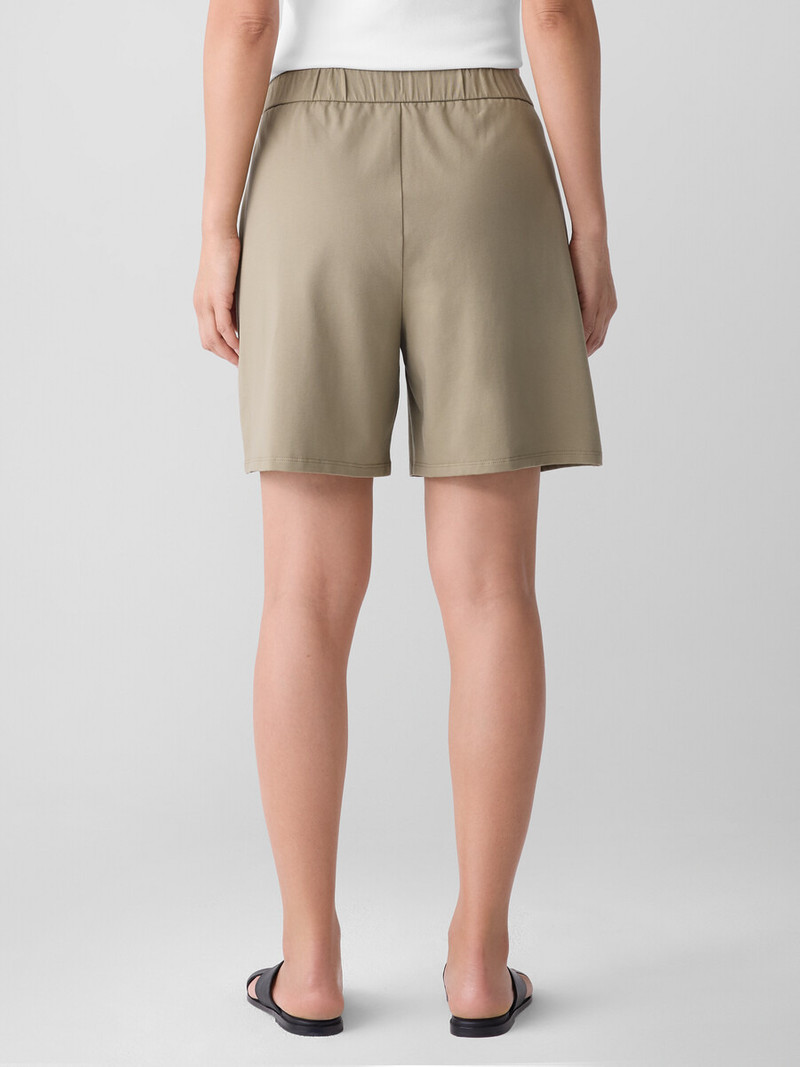 Pima Cotton Stretch Jersey Walking Shorts 4