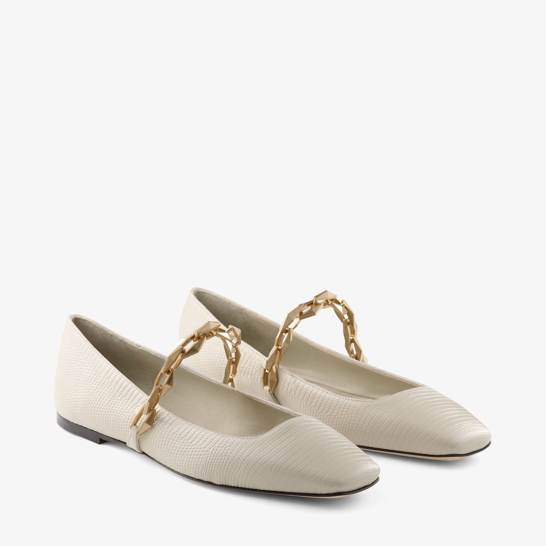 Diamond Tilda Flat
Bamboo Lizard Printed Leather Flats - 2