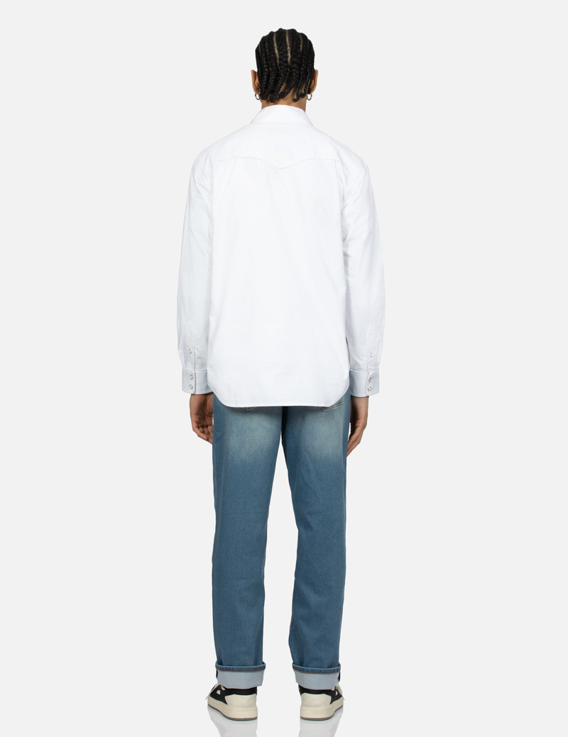 EVISU LOGO EMBROIDERY RELAX FIT OXFORD SHIRT outlook