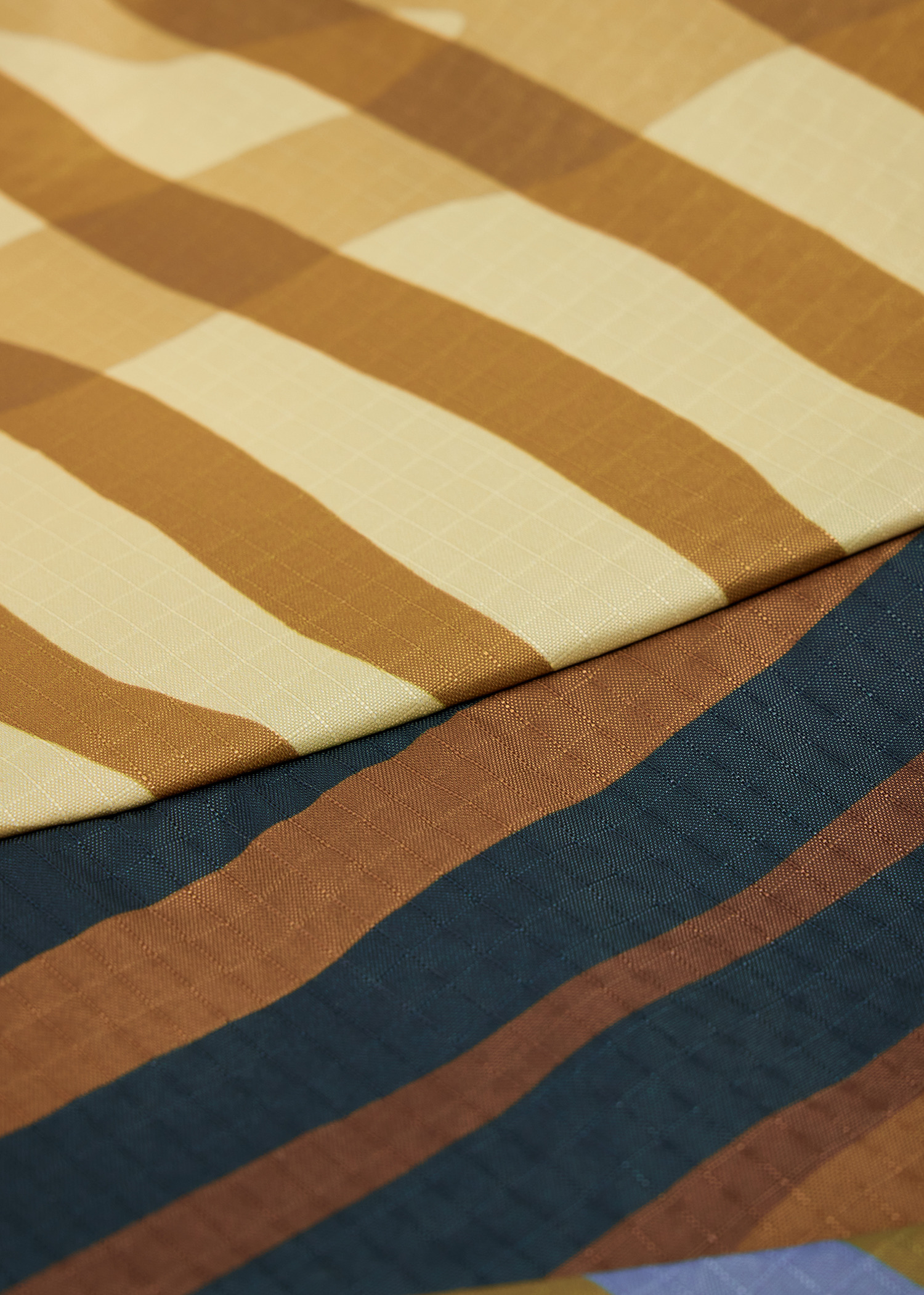 Susan Bijl x Paul Smith - Beige Mixed-Stripe 'The New Shopping Bag' Medium - 3