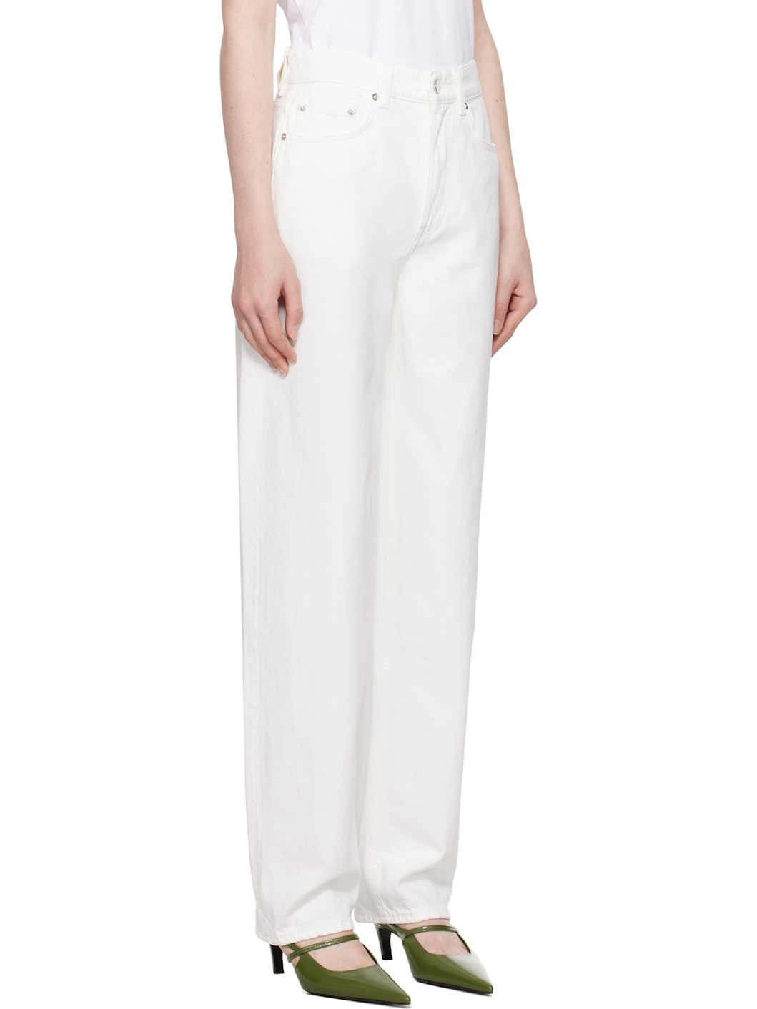 White Samur Jeans - 2