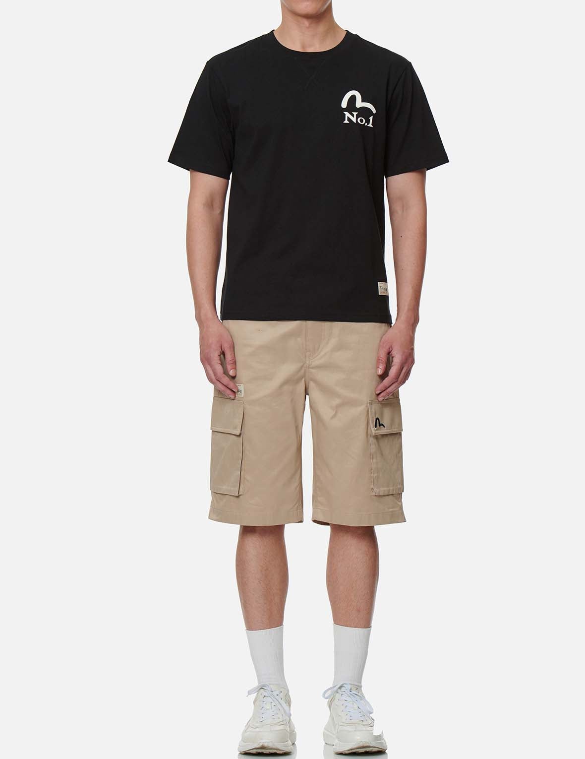 Daruma Label Embroidered Cargo Shorts - 6
