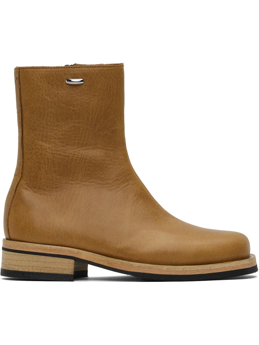 Tan Camion Boots - 1